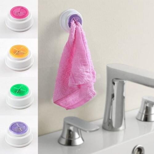 Kitchen Accessories Multifunctional Hook Wash Cloth Clip Clip Clip Storage Rack Bathroom Storage Towel Rack Random Color
