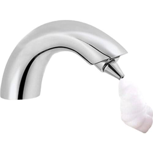 Brass Chrome Antibacterial Automatic Faucet Sensor Soap Dispenser Foam Liquid Automatic Soap Dispenser