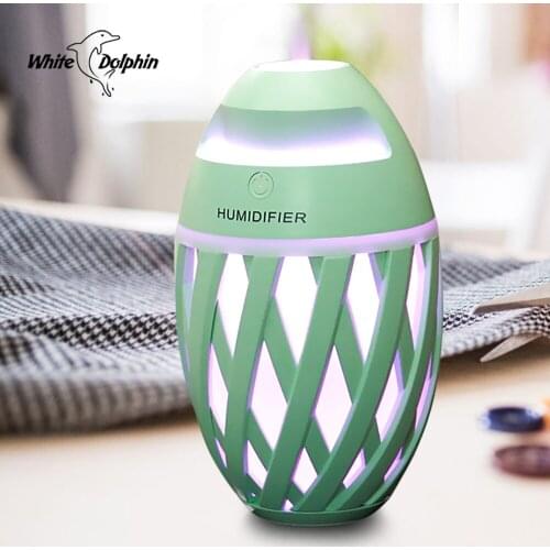White Dolphin Mini USB Air Humidifier Essential Oil Diffuser Portable LED Aromatherapy Mist Maker Electric Aroma Diffuser USB