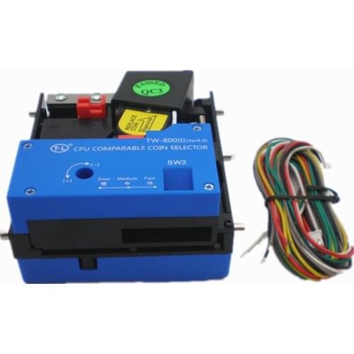 Coin acceptor TW 800 CPU COMPARABLE UPRIGHT COIN SELECTOR COIN MECH