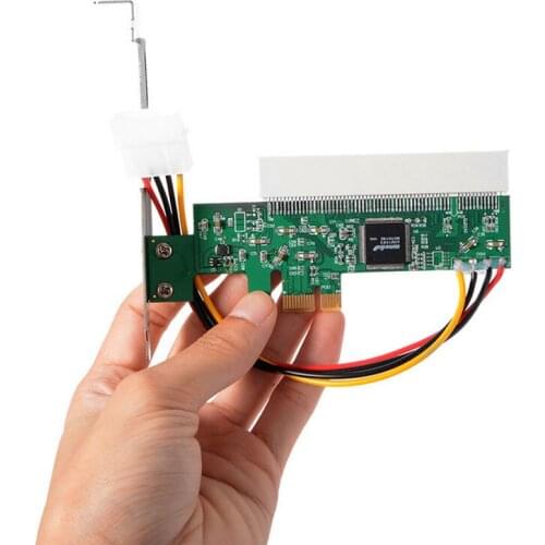 New PCI Express PCI-E to PCI Adapter Card Asmedia 1083 Chipset Green AC385 GDeals