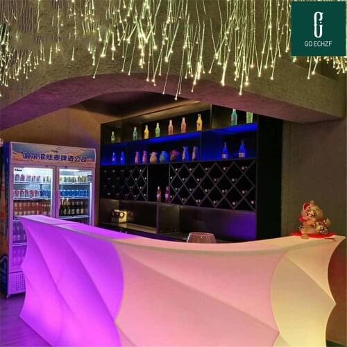 New 16colors changing led cocktail table growing Commercial Furniture Event Party decorations supplies cocktail table