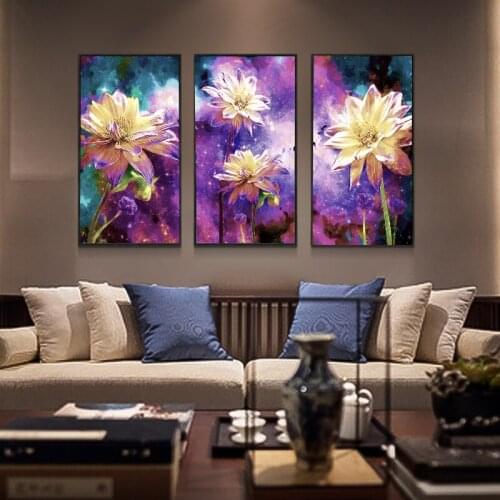 Charming Nice Flower Canvas Painting Wall Photo Art Oil Posters Prints Picture for Gallry Living Room House Home Decor Cuadros