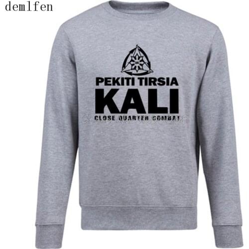Pekiti Tirsia Kali Philippine Army Filipino Logo Special Mens Hoodies Thicken Fleece Male Pullover Sweatshirt Brand Clothing