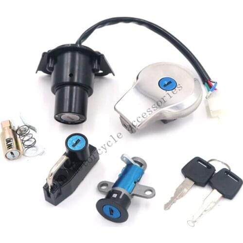 Motorcycle Ignition Switch Gas Cap Cover Seat Lock Key Set for VIRAGO XV125 XV250 XV535 XV240 Motorcycle Lock Key Set
