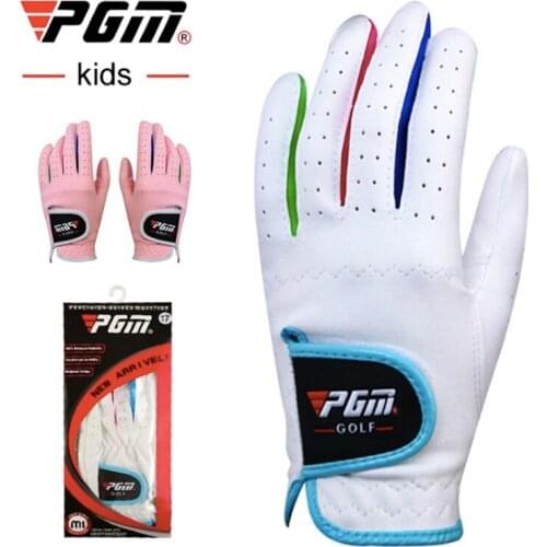 PGM Kids Golf Gloves Microfiber Children Glove Breathable ST010 Wholesale