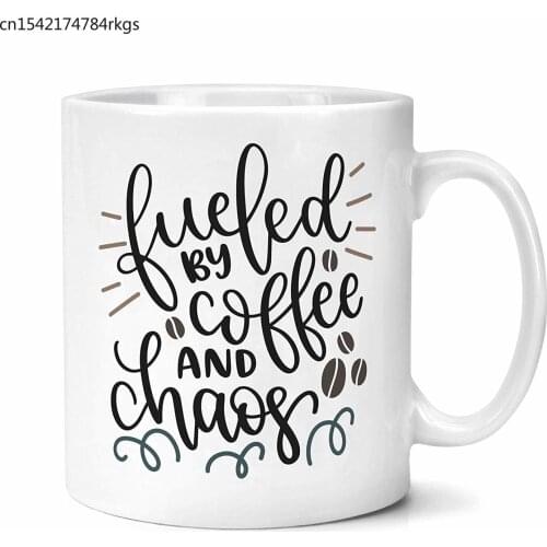 Fueled By Coffee and Chaos Gift Mug Gifts
