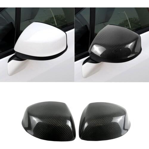 Fit For Honda Civic 9th 2012-2015 Carbon Fiber Rearview Mirror Covers Caps Mirror Housing Protection Car Accessories