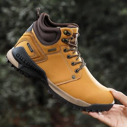 Casual Shoes Men Leather Men Casual Boots Outdoor Footwear Shoe Man Shoes Leather Mens Sneakers Loafers Sports Fashion Leisure