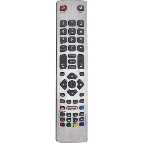SHWRMC0115 Remote Control Replaced for Sharp Aquos LCD LED Smart TV with Netflix YouTube Freeview LC-32HG5141K LC-40UG7252E