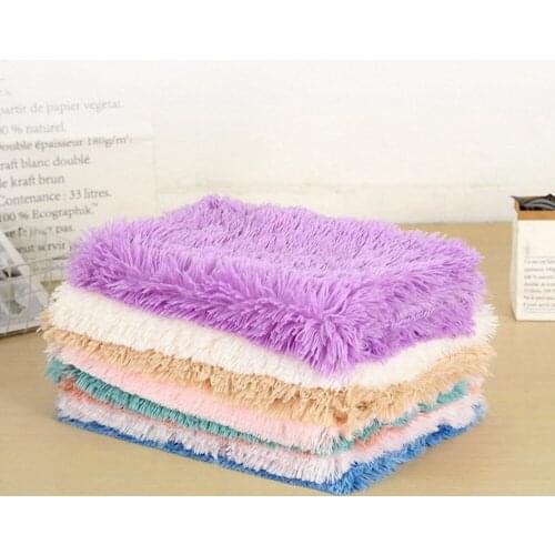 Fluffy Plush Dog Blanket Soft Pet Sleeping Mat Cushion Warm Pet Supplies for Dogs Cats Puppy Mattress Pet Product Pets
