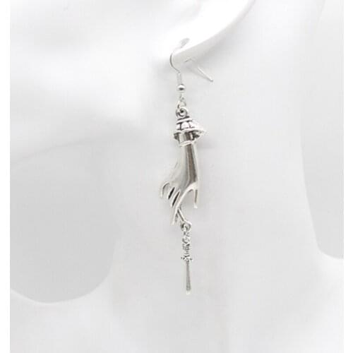 Tarot Earrings, Sword Earrings, Hand Earrings, Gothic, New Patterns Classic Fashion Magical Witch Jewelry, Women Gift
