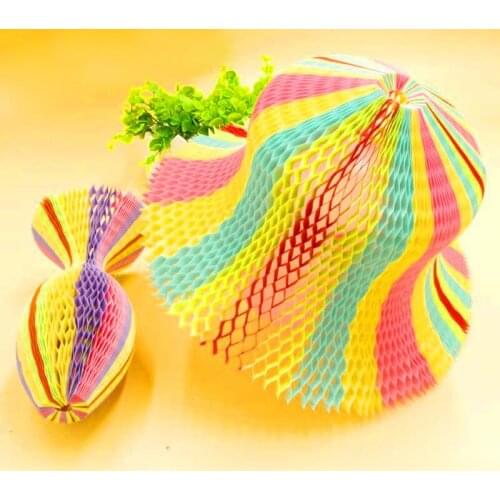 100PCS Magic Vase Paper Hats Handmade Folding Hat for Party Decorations Funny Paper Caps Travel Sun Hats Colorful ZA3354