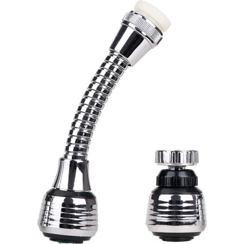 360 Degrees Rotating Faucet Two Modes Diffuser Kitchen Accessories Vegetables and Fruits Water-saving Shower Splash-proof Tool