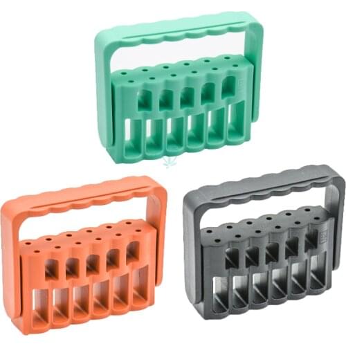 1cs Dental Plastic Holder Plastic Case Root Multiple Canal File Holder Plastic Endo Measuring Instrument