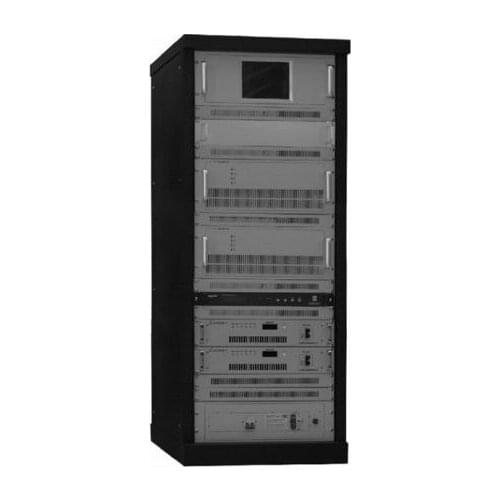 2KW TV Transmitter + 8-Pannel UHF Antenna + 50meters coaxial cable for 50KM Analog TV Station