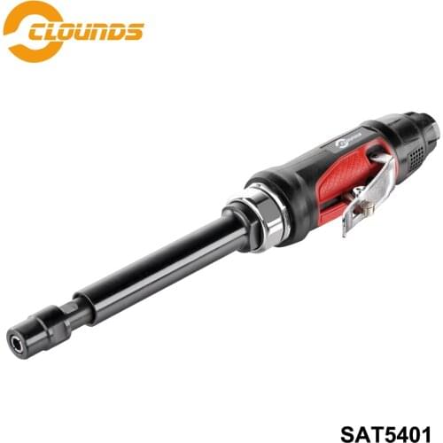 SAT5401 360 degree Rear Exhaust 5" Extended Air Die Grinder Pneumatic Polisher Tool