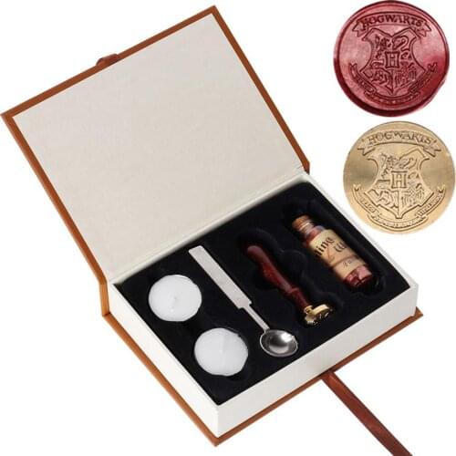 Wax Seal Wax Particle Set Fire Paint Wax Gift Box Birthday Gift Seal Envelope Stamp Wedding Invitation Wax Seal Stamp Decoration