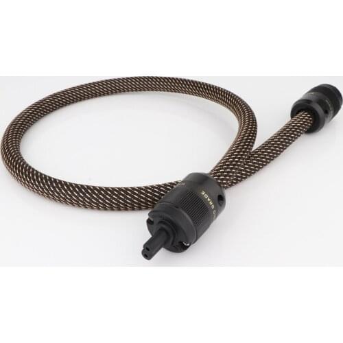 High Quality D503078 OCC Copper AC Power EMC Shield AC Power Cord Power Cable With Copper US&Figure 8 IEC Power Plug Mains Cord