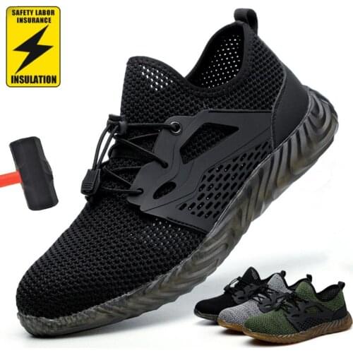 Work safety shoes,Lightweight, breathable, anti-piercing, electrical insulation anti smashing anti piercing safety insulation
