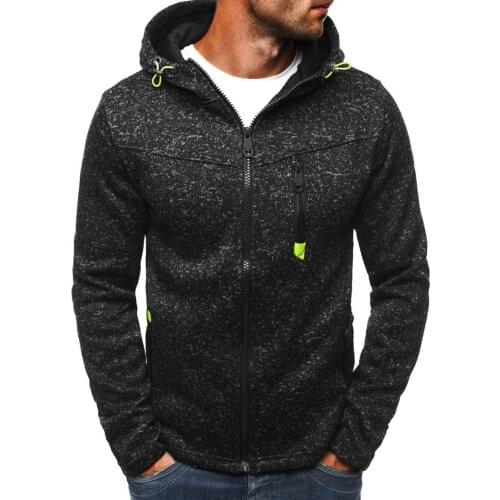 2021 Jacquard Hoodie Fleece Cardigan Hooded Coat Mens Hoodies Sweatshirts Pullover For Male Hoody Sweatshirt