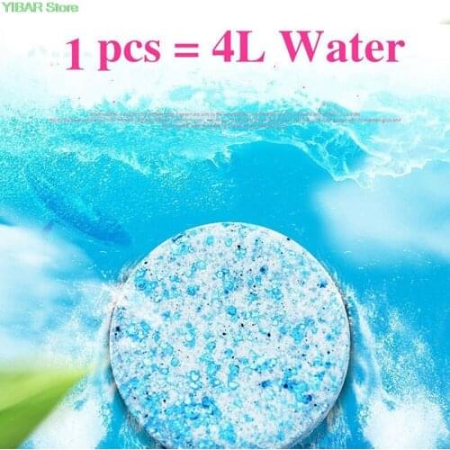 5pcs/pack Auto Car Windshield Glass Wash Cleaning Concentrated Effervescent Tablets Cleaner Fluid Car Solid Cleaner