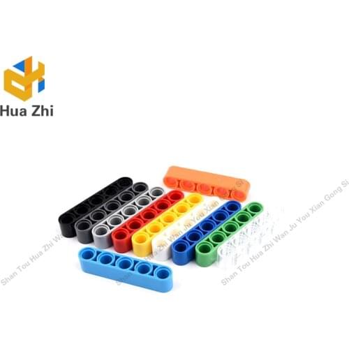 Building Blocks Parts 32316 10PCS Technic Beam 1 x 5 Thick LEGOING MOCS Education