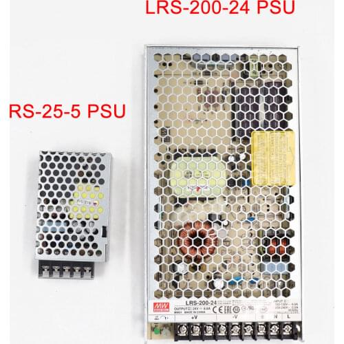 Blurolls Meanwell Power supply unit PSU For V2.4 Voron 2.4 3d printer project Mean Well RS-25-5 PSU and LRS-200-24 PSU