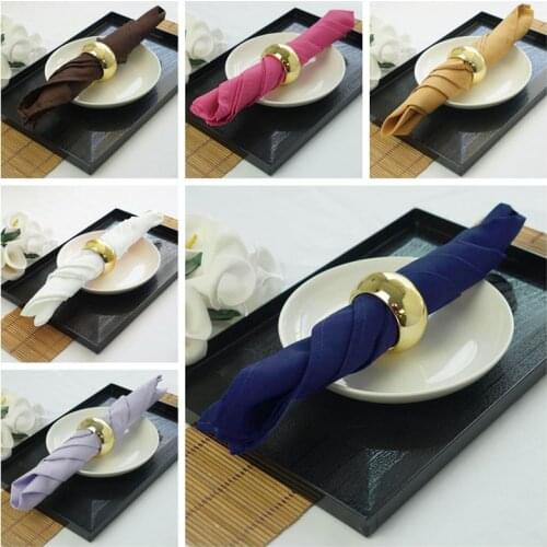 White Black Color Polyester Table Napkin Banquet Tablecloth Napkins For Wedding Event Party Decoration