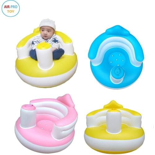 Baby Sofa Infant Support Seat c, Mixed color Inflatable Sofa, Child Dining Chair Seat Armrest Sofa