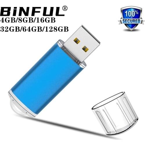 BiNFUL 2021 On-board Metal USB Flash Drive U Disk Memory Stick Pendrive 64GB 16GB 8GB 4GB 128GB Flash Drive Usb 2.0 Memory Stick
