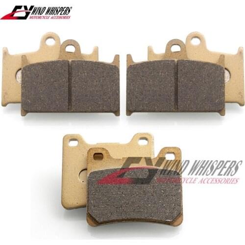 Motorcycle Copper fiber Front Rear Brake Pads For Yamaha FZR 750 R FZR750R FZR750 OWOI 1989 1990