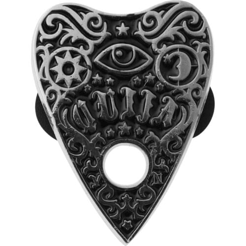 N7MF Halloween Funny Ouijas and Chill Planchette Enamel Lapel Pins Gothic Black Witchcrafts Brooch Pin Fashion Jewelry Unisex