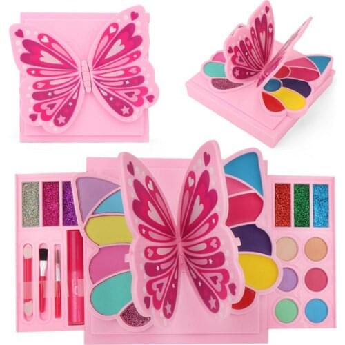 Girls Makeup Kit Safe Kids Makeup Gift Set with Makeup Brush