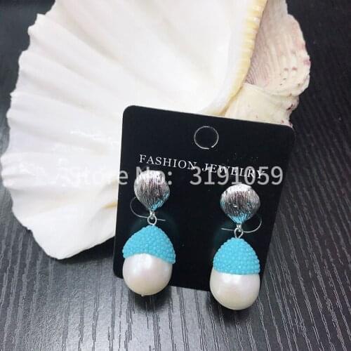 2018 new personality sweet and lovely pearl pull wire earrings female daily net red tide people simple joker earrings