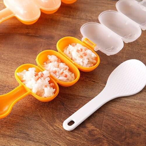 New Childrens Cartoon Rice Ball Mold Set Infant Food Supplement Round Rice Ball Spherical Kitchen Tools