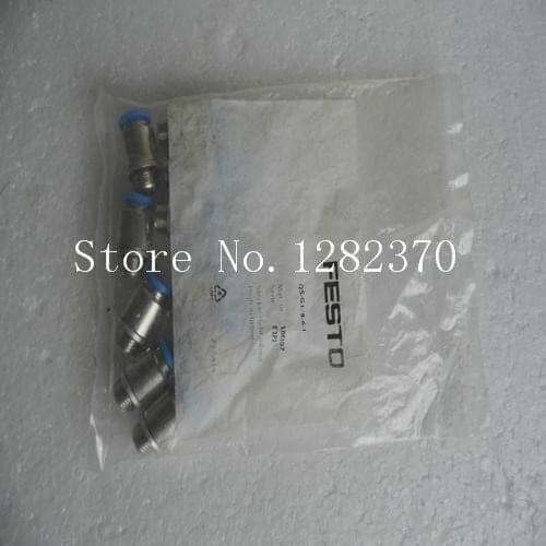 [SA] New original authentic special sales FESTO gas fitting QS-G1 / 8-6-I stock 186 107 --20pcs/lot