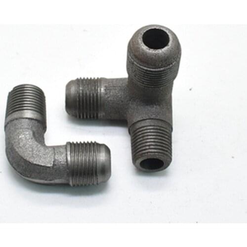 Cast iron tee elbow 1/2* 5/8 elbow tee of air compressor 2080