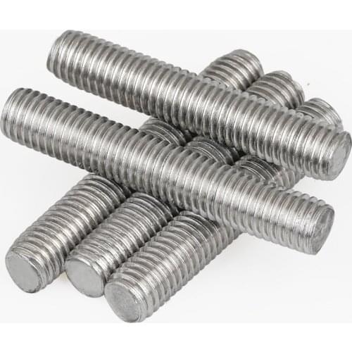 M3m4m5mm stainless steel screw rod full threaded headless bolt stud tooth