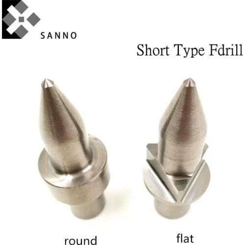 High professional tungsten steel Fdrill M3 - M20 thermal friction drilling bit with round / flat 2.7mm -18.9mm short flow drills