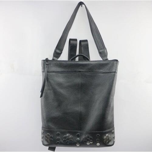 2021 Lychee Grain Style I Backpack for Women Fashion Leisure Head Layer Cowhide Backpack for Women Travel Bag