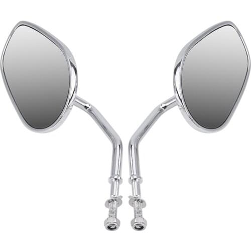 1 Pair Motorcycle Rear View Side Mirror Reflector for Harley Touring Road King Glide Motor Accessories