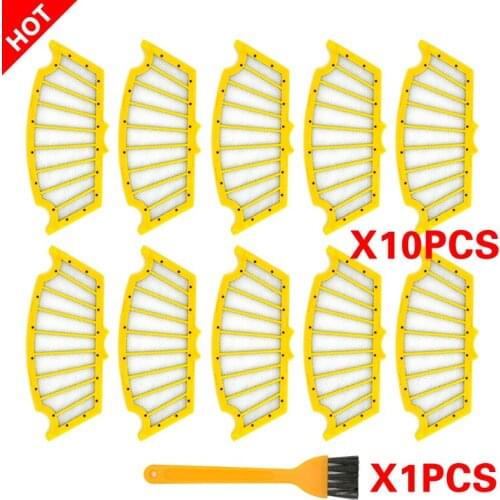 10pcs/lot for iRobot Roomba 500 Series 510 530 535 540 550 551 560 570 580 Robot Vacuum Cleaner parts Replacement HEPA Filter