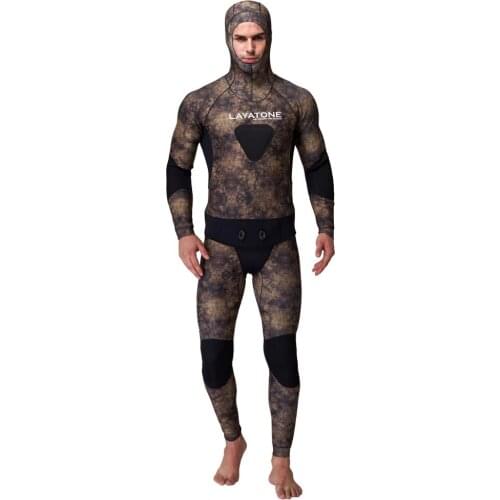 3mm/5mm Camouflage wetsuits men spearfishing suit diving suit wetsuit Fishing and hunting clothing