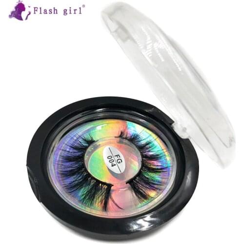 Flash girl FG 004 3D Mink Eyelashes 1 pair long false eyelashes Full Strip Eye Lashes soft and natural false Eyelashes