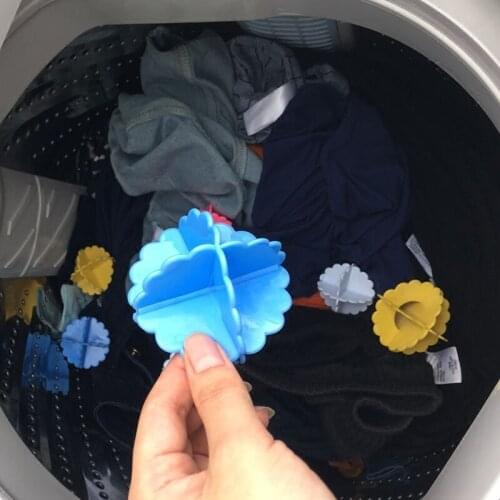 4Pcs Reusable Anti-winding Laundry Ball Washing Machine Solid Cleaning Ball Decontamination Laundry Ball Cleaning Products