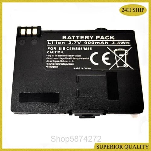 C55 Battery (Li-ion, 900mAh) for Siemens A52/A55/A57/A60/A62/A65/A70/C55/GIGASET SL1/SL56/SL100/SL565/M55/S55 (EBA-510) Battery