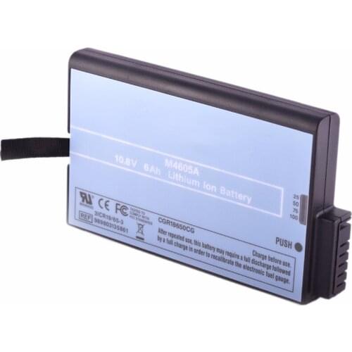 7800 mAh High Quality Imported Battery Cells M4605A Battery For Philips IntelliVue M8001A M8002A M8100 MP80 MP90 M4605A Battery