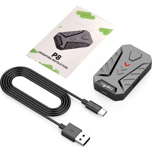 P8 Mobile Controller Gaming Keyboard Mouse Wired LED Backlit Converter PUBG Mobile Controller Gamepad