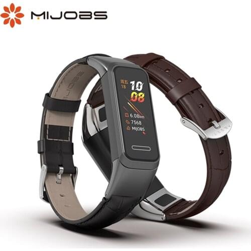For Huawei Band 4 Strap Genuine Leather Bracelet For Huawei Honor Band 5i Strap Wristband Nylon Wrist Strap For Huawei 4 Band